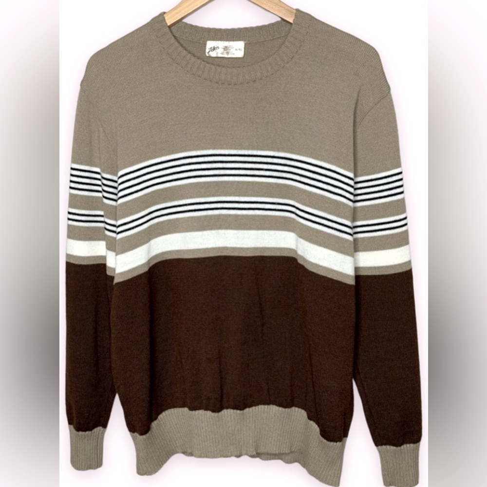 Vintage 90s dad / grandpacore crew neck sweater